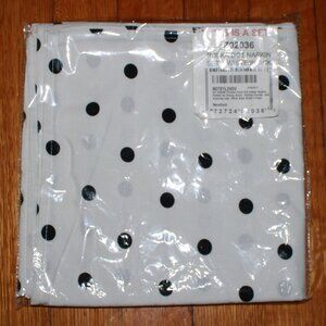 Unknown Brand Set of 4 Polka Dot Print Fabric Napkins